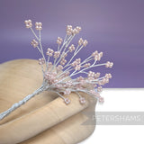 Quad Cluster Pearlized Wired Faux Pearl Sprays - 12 Stems