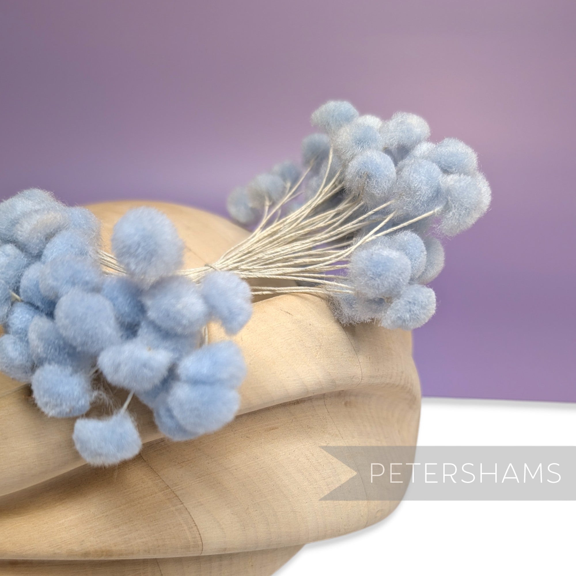 Double Sided Daisy Pom Vintage 1960/70s Wired Flower Center Stamens