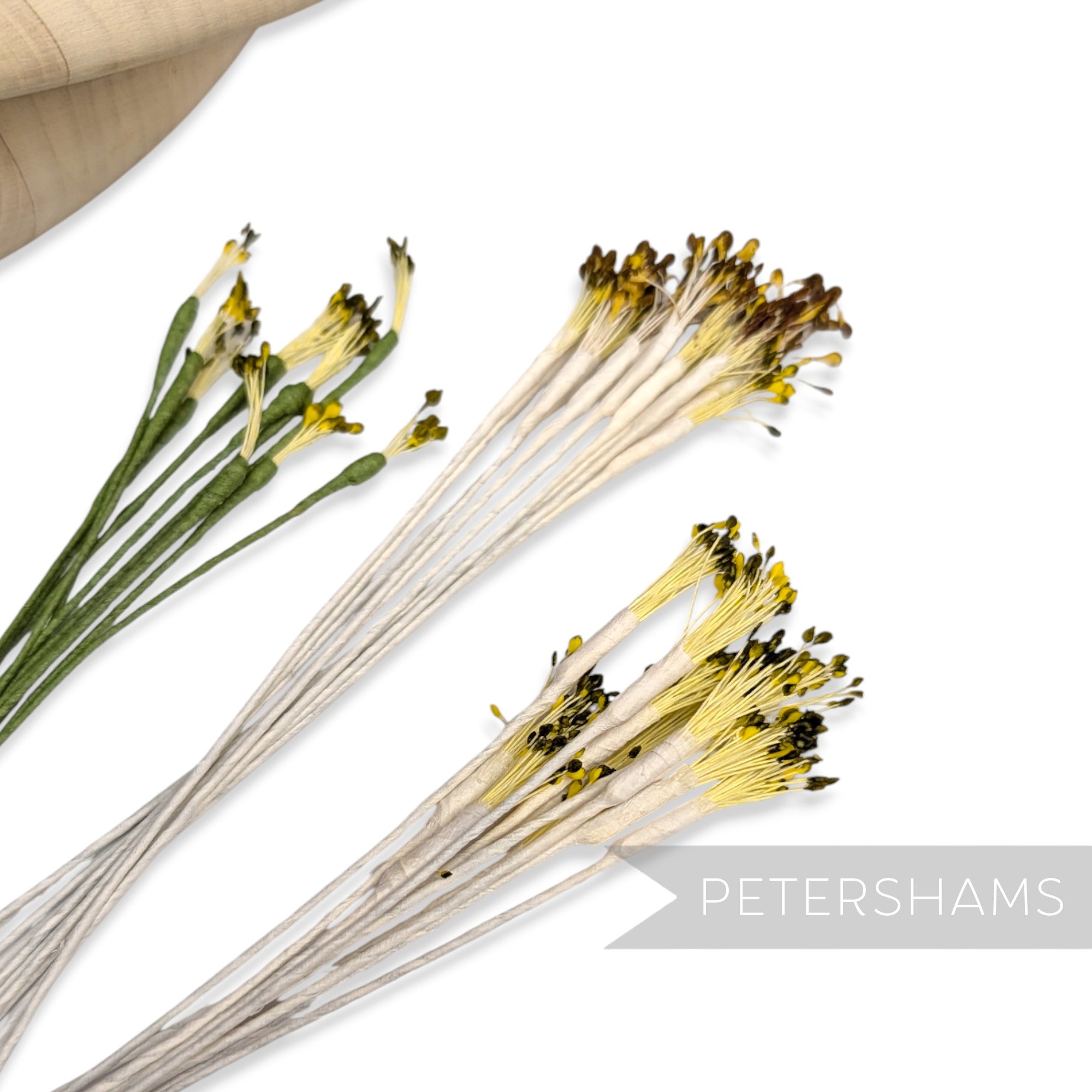 Vintage 1960/70s Long Stemmed Fine Flower Stamens - 12 Stems