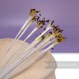 Vintage 1960/70s Long Stemmed Fine Flower Stamens - 12 Stems