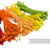 Medium Vintage 1940/50s Paper Wrapped Wire Flower Cores