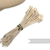 Large Vintage 1940/50s Paper Wrapped Wire Flower Cores