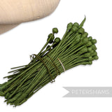 Large Vintage 1940/50s Paper Wrapped Wire Flower Cores