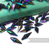 Vintage 1960/70's 21x8mm Pointed Tip Teardrop Beads - Approx. 72 Pieces