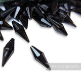 Vintage 1960/70's 21x8mm Pointed Tip Teardrop Beads - Approx. 72 Pieces