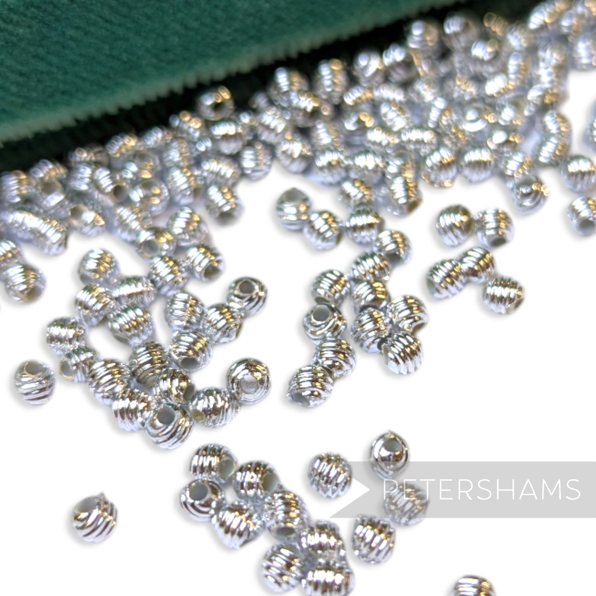 Vintage 1960/70's Tiny 3x3mm Twisted Beads - Approx. 250 Pieces