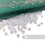 Vintage 1960/70's Mini Round 5x5mm Glass Faceted Beads - 144 Beads