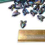 Vintage 1960/70's 15x10mm 'Ears of Corn' Flatback Beads - 36 Pieces