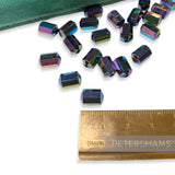 Vintage 1960/70's 10x6mm Octagonal Barrel Beads - 36 Beads