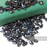 Vintage 1960/70's Glass 10x5mm Smooth Sloped 'Petal' Beads - Approx. 144 Pieces