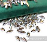Vintage 1960/70's 12x5mm Faceted Bi-Cone Bead - 72 Pieces