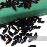 Vintage 1960/70's 12x5mm Faceted Bi-Cone Bead - 72 Pieces