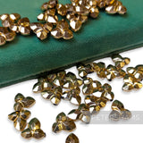 Vintage 1960/70's 12x12mm 'Art Deco Clover' Beads - 36 Pieces