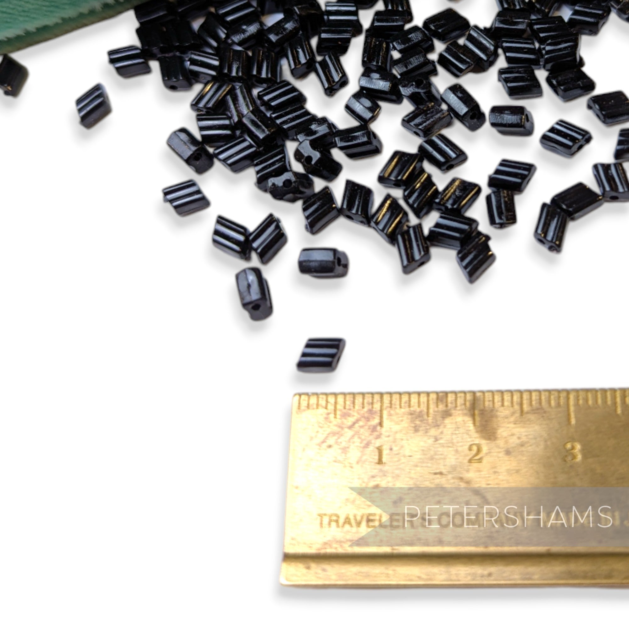 Vintage 1960/70's Tiny 5x5mm Ridged Rhombus Bead - Approx. 200 Beads