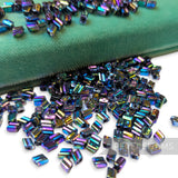 Vintage 1960/70's Tiny 5x5mm Ridged Rhombus Bead - Approx. 200 Beads