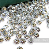 Vintage 1960/70's Tiny 6x6mm Convex Flower Beads - Approx. 144 Pieces