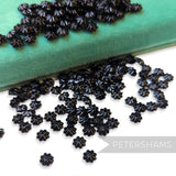 Vintage 1960/70's Tiny 6x6mm Convex Flower Beads - Approx. 144 Pieces