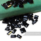 Vintage 1960/70's 10x5mm Faceted Flatback Rectangle Beads - 72 Pieces