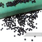 Vintage 1960/70's Tiny 2mm Round Faceted Beads - Approx. 144 Pieces