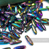 Vintage 1960/70's Mini 12x3mm Faceted Disco Beads - Approx. 144 Beads