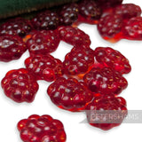 Vintage 1960/70's 13x10mm Glass Fruity Beads - 36 Pieces