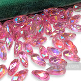 Vintage 1960/70's 10x6mm Rounded Faceted Teardrop Beads - Approx. 72 Pieces