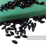 Vintage 1960/70's 10x6mm Rounded Faceted Teardrop Beads - Approx. 72 Pieces