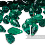 Vintage 1960/70's 12x5mm Pointed Faceted Teardrop Bead - 72 Beads