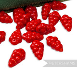 Vintage 1960/70's 15x9mm Glass 'Bunch of Grapes' Beads - 24 Pieces
