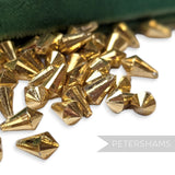 Vintage 1960/70's 12x7mm Faceted Pointed Teardrop Bead - Approx. 72 Beads