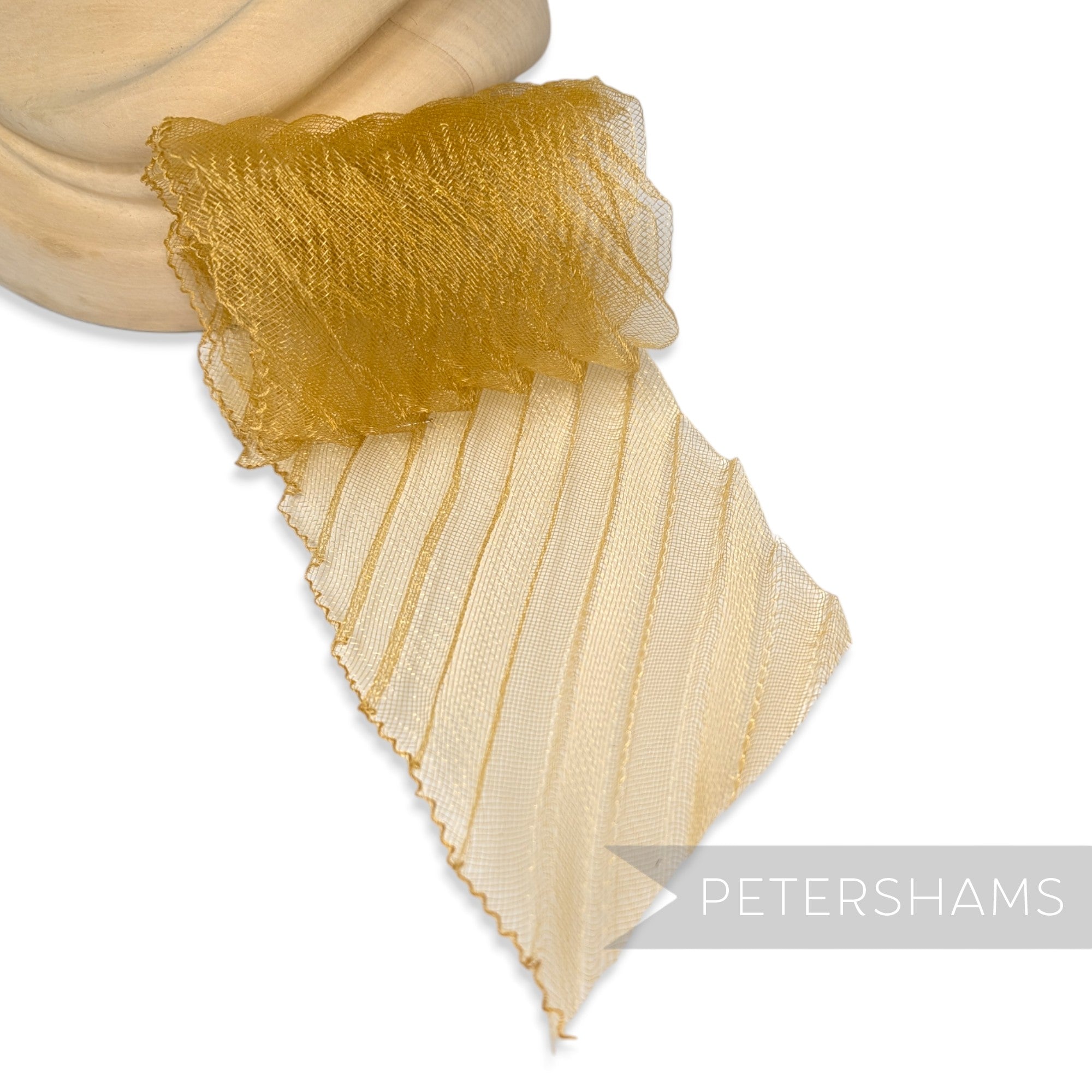 Diagonal Pleated Crin Strip