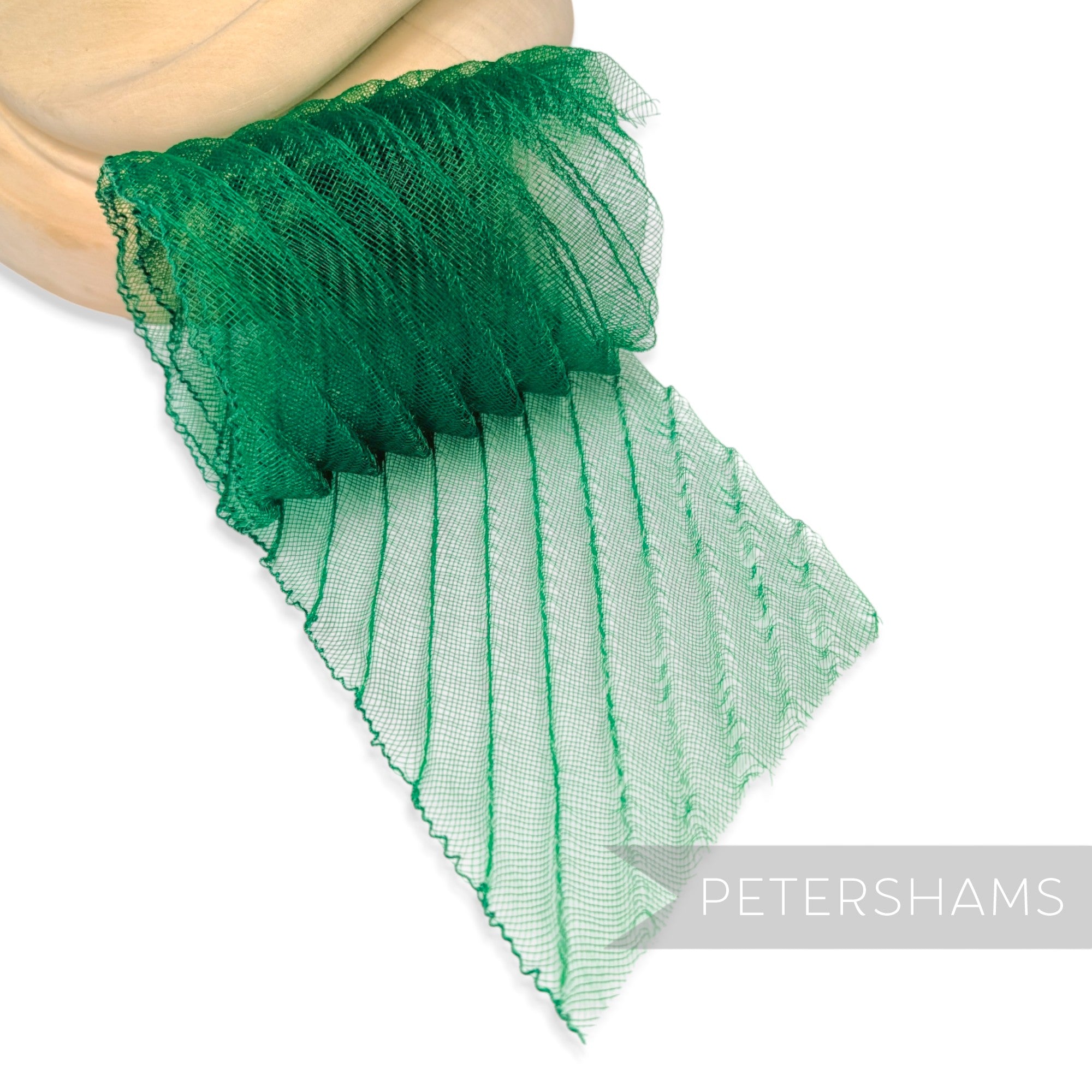 Diagonal Pleated Crin Strip