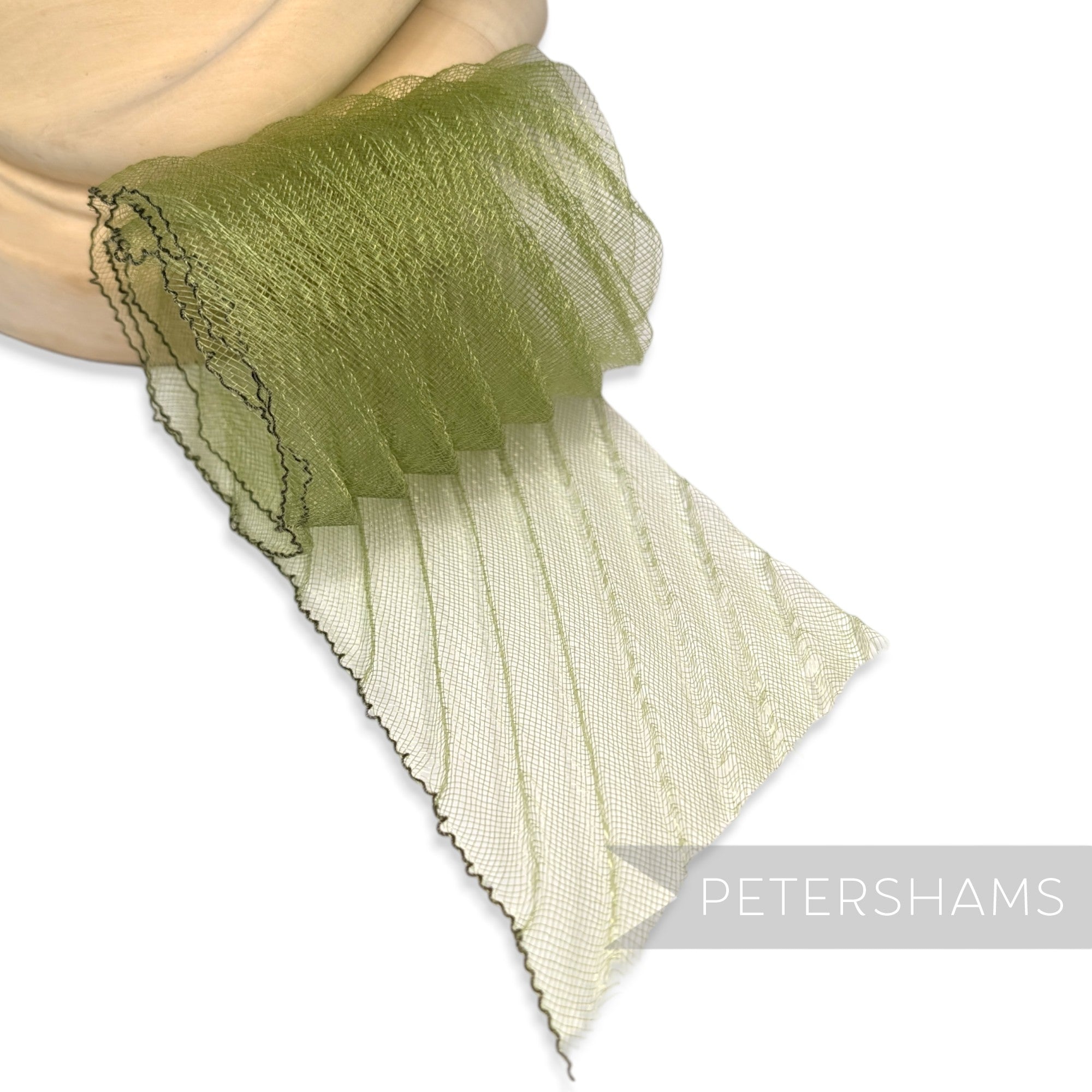 Diagonal Pleated Crin Strip