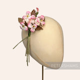 'Brent' Vintage Velvet Pansy Wired Millinery Flower Bunch