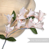 'Charmaine' Vintage Bell Flower Millinery Hat Mount
