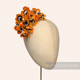 'Aphrodite' Vintage German 1950/60's Anemone Silk Flower Bunch