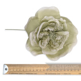 'Elvira' Large 17cm Frilled Millinery Flower Hat Mount