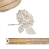 'Aileen' 9cm Vintage 1980s Silk Rose Millinery Flower Mount