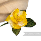 'Arabella' Small Velvet Rose Blossom Millinery Hat Mount