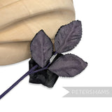 'Arabella' Small Velvet Rose Blossom Millinery Hat Mount