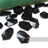 Vintage 1960/70's 17x13mm Geometric Pendant Beads - 36 Pieces