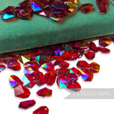 Vintage 1960/70's 12x10mm Geometric Pendant Beads - Approx. 72 Pieces