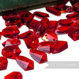 Vintage 1960/70's 12x10mm Geometric Pendant Beads - Approx. 72 Pieces