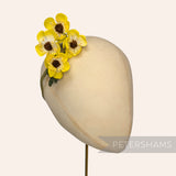 'Adonis' Vintage German 1950/60's Anemone Silk Flower Stem