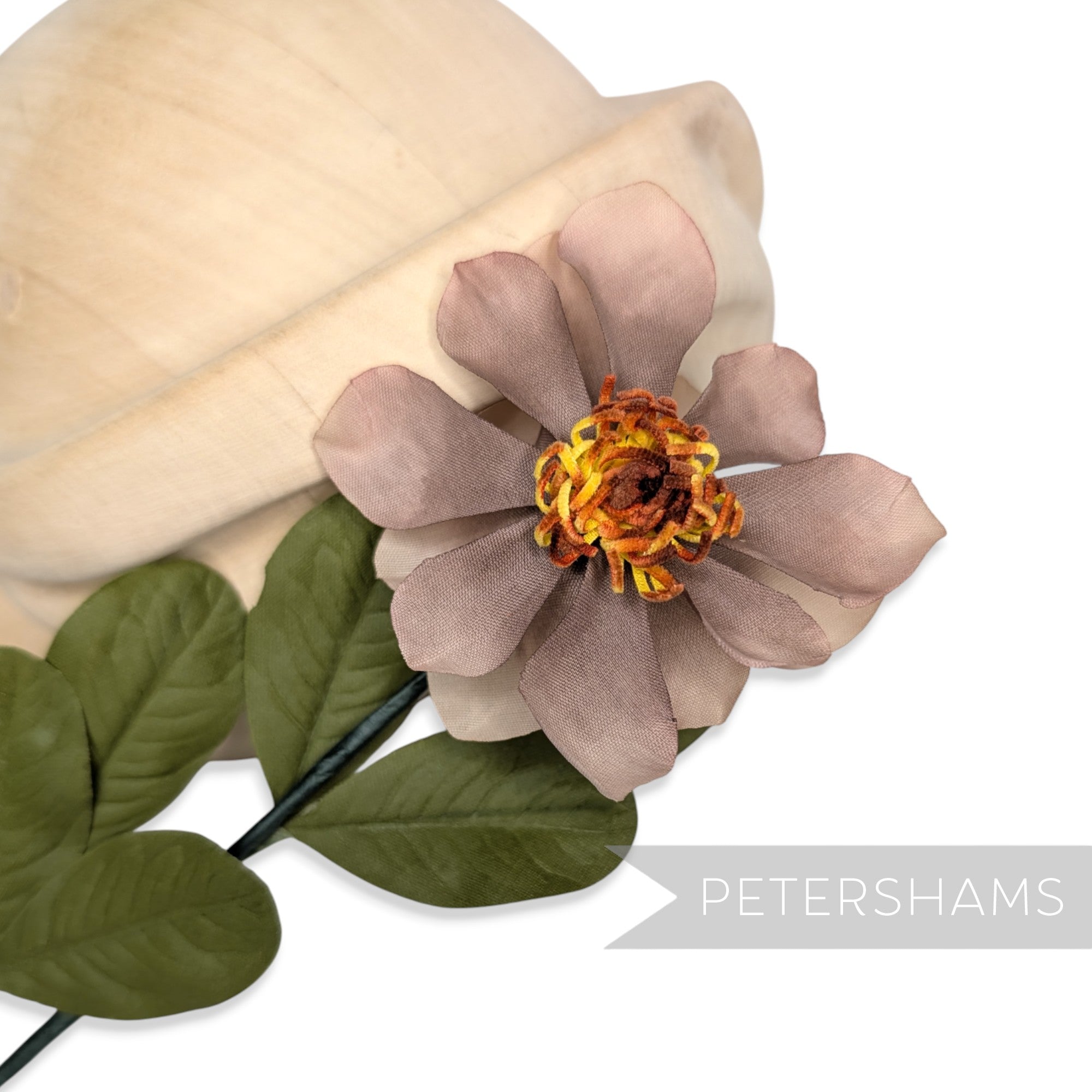 'Madoki' Vintage 1960s Japanese 8cm Silk Flower