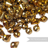 Vintage 1960/70's 13x8mm Faceted Teardrop Bead - Approx. 144 Beads