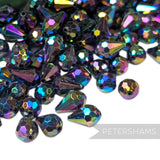 Vintage 1960/70's 13x8mm Faceted Teardrop Bead - Approx. 144 Beads