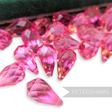 Vintage 1960/70's 19x9mm Pointed Faceted Teardrop Bead - 36 Beads