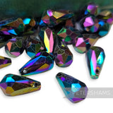 Vintage 1960/70's 19x9mm Pointed Faceted Teardrop Bead - 36 Beads