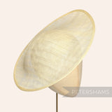 'Maggie' 34cm Large Oval Sinamay Fascinator Hat Base